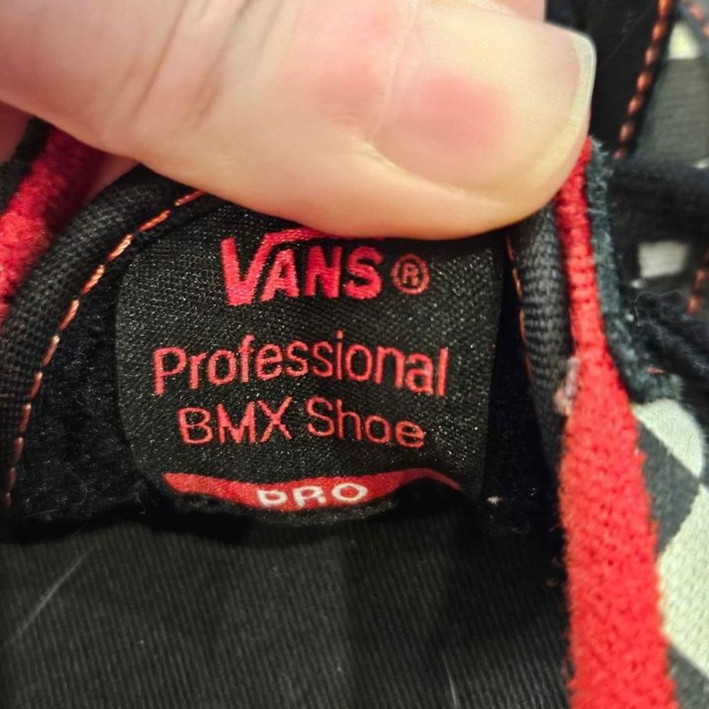 Unisex Vans PRO BMX Shoe Black & White Checkers - Picture 5 of 6